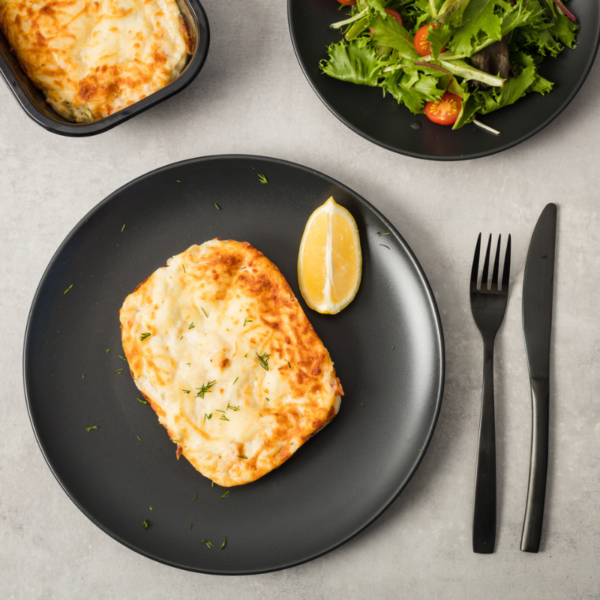 Two-salmon lasagne