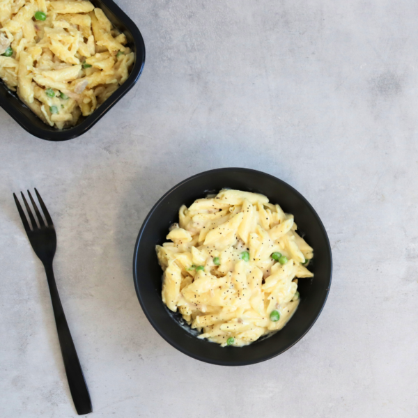 Penne poulet Alfredo