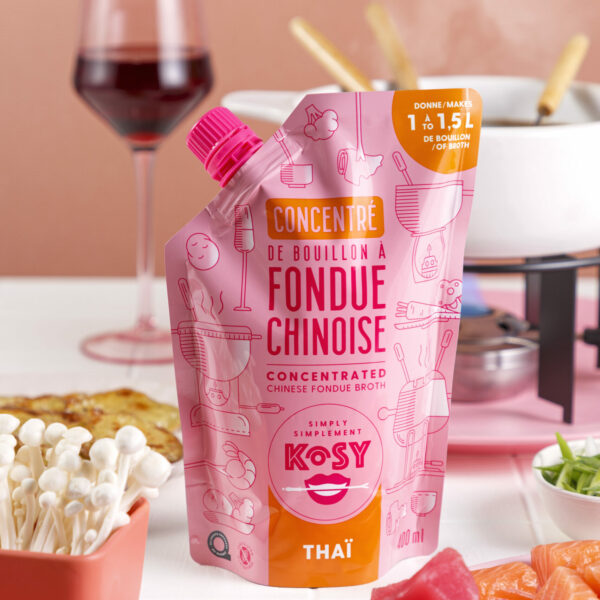 Bouillon fondue Thai Simplement Kosy