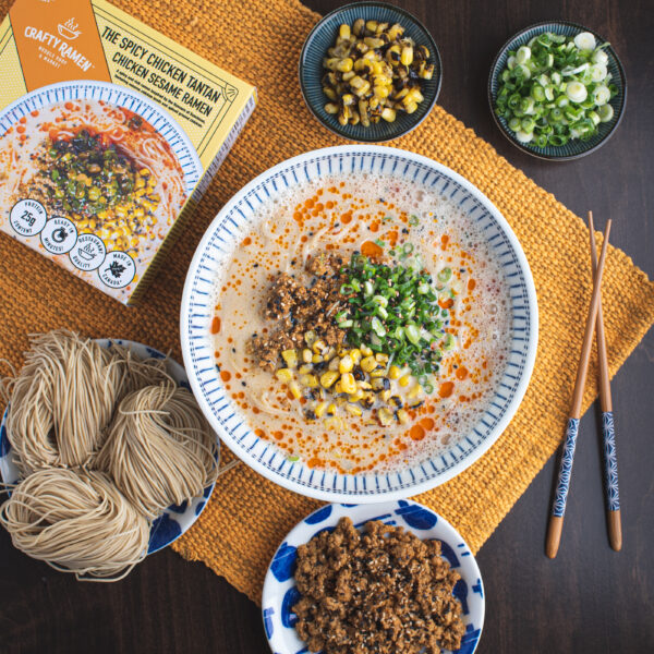 Ramen au poulet épicé